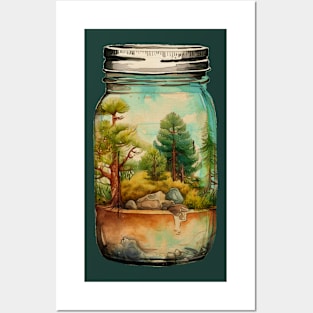 Forest in Jar Posters and Art